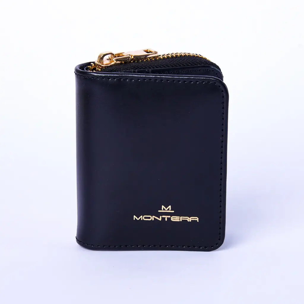 BILLETERA DE CUERO DAMA (BLACK)