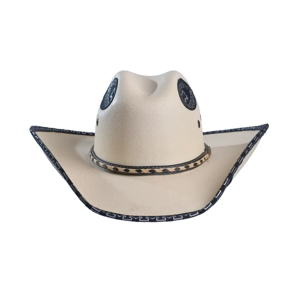 LONA TEXANO CHIHUAHUA CON TEXTIL (CREMA, S)